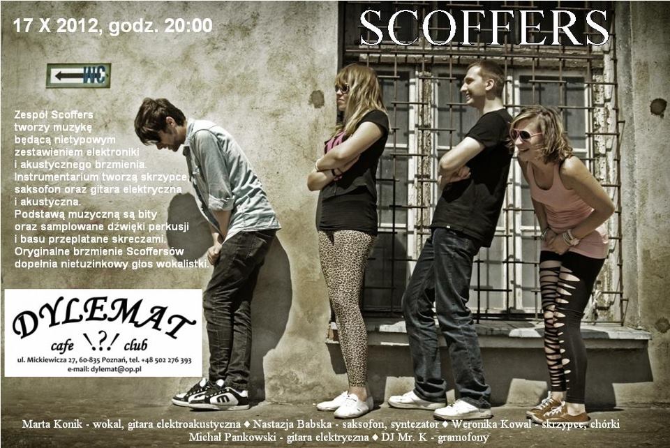 Koncert Scoffers w Dylemat Cafe-Club